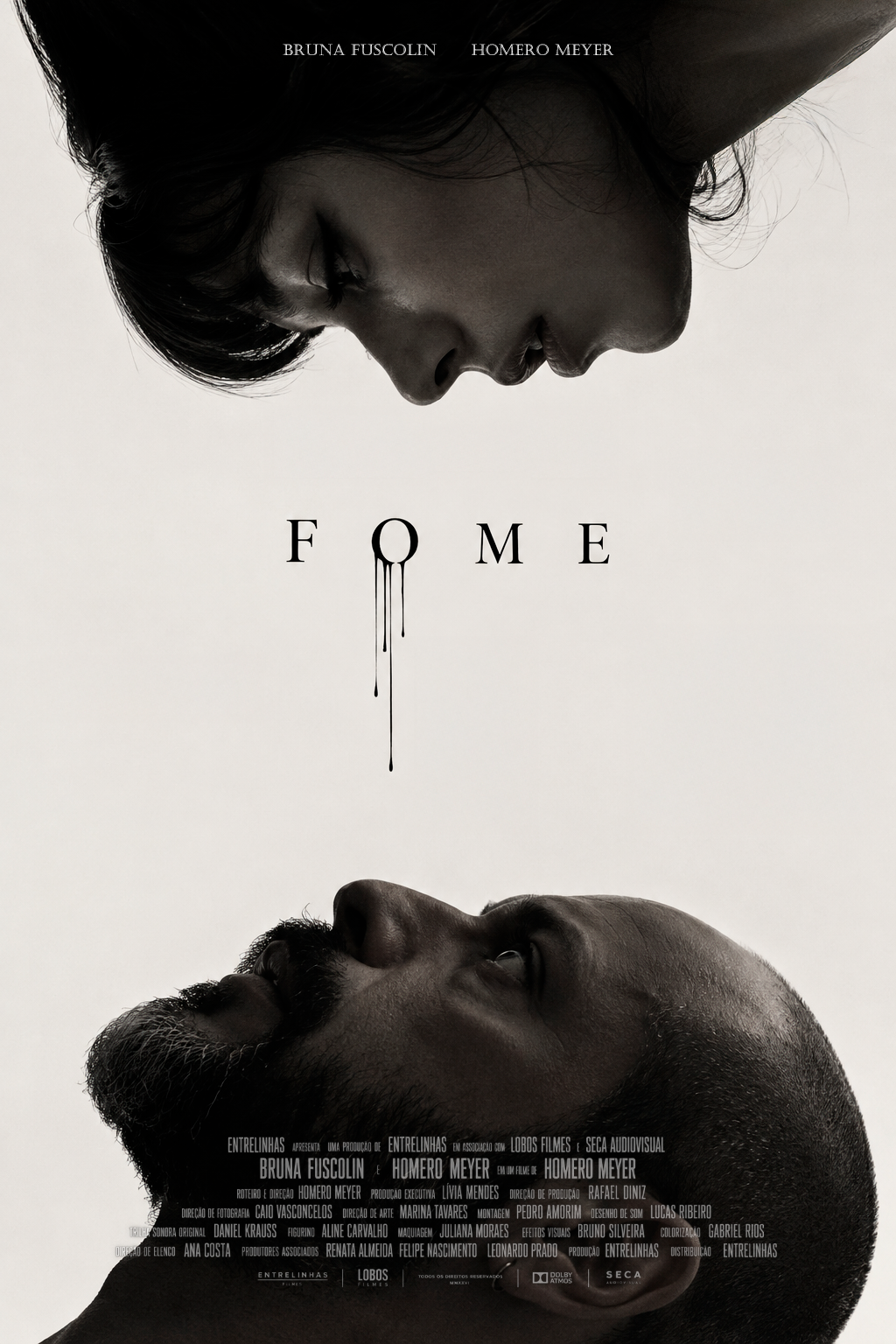 Cartaz completo de FOME, filme de Homero Meyer